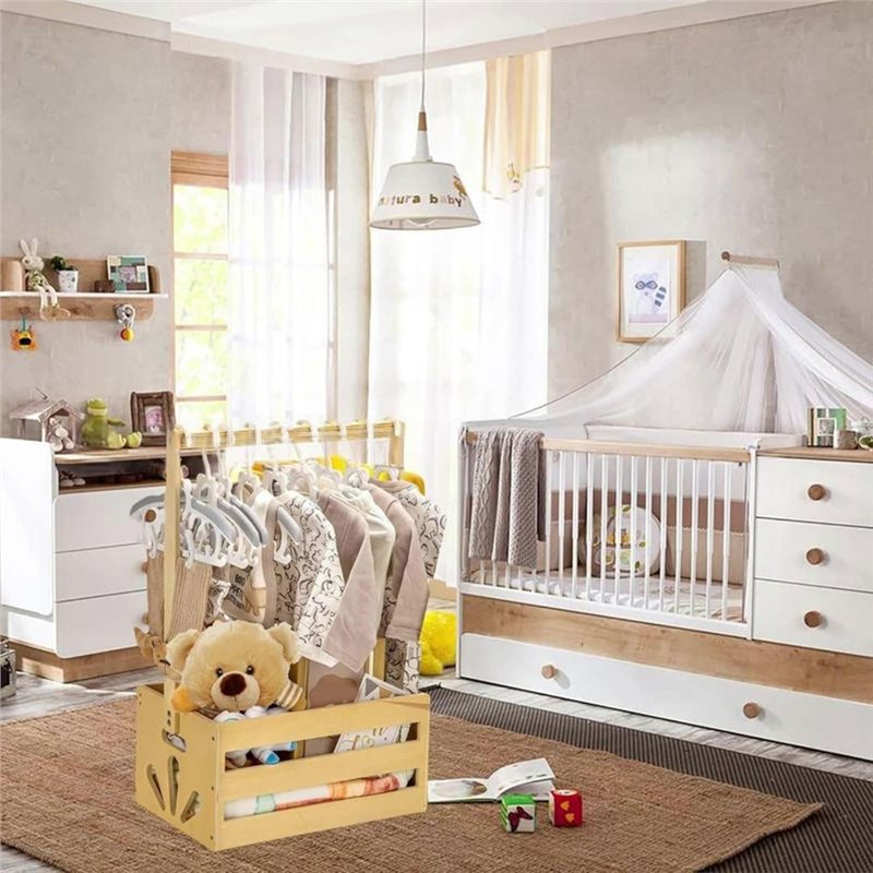 Wooden Baby Shower Gift Basket - огляд і ціна Baby Nursery Handles