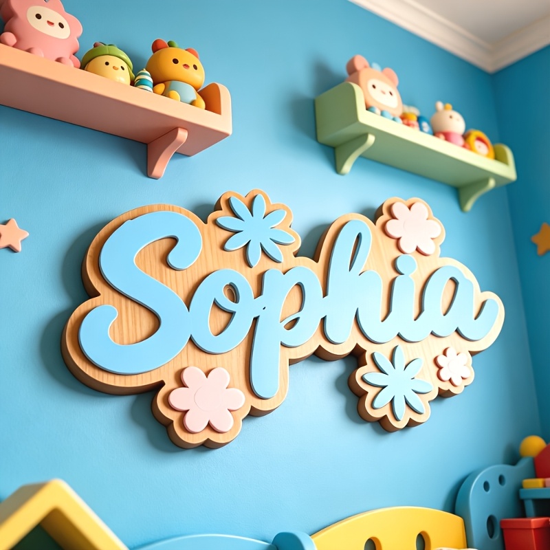 Personalized Floral Themed Nam - огляд і ціна Baby Nursery Toy