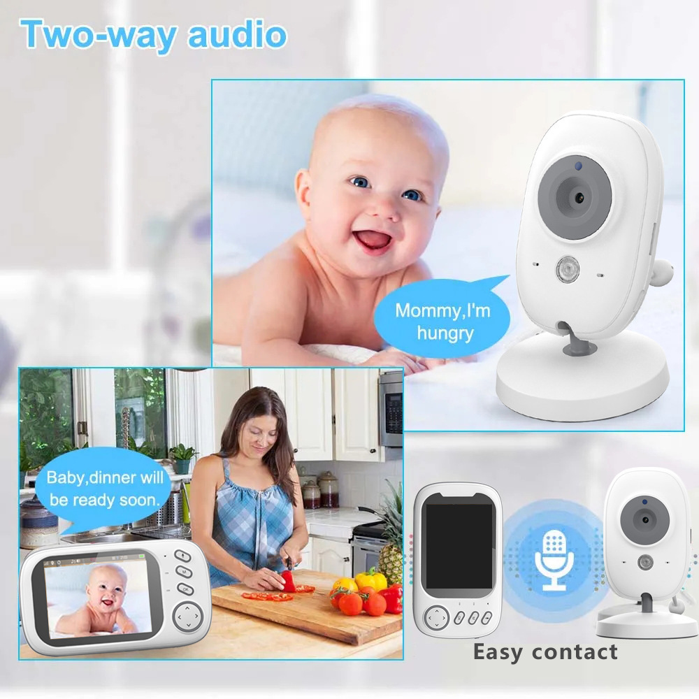 HTMCK 3.5 Inch Baby Monitor wi - огляд і ціна Wearable Baby Monitor