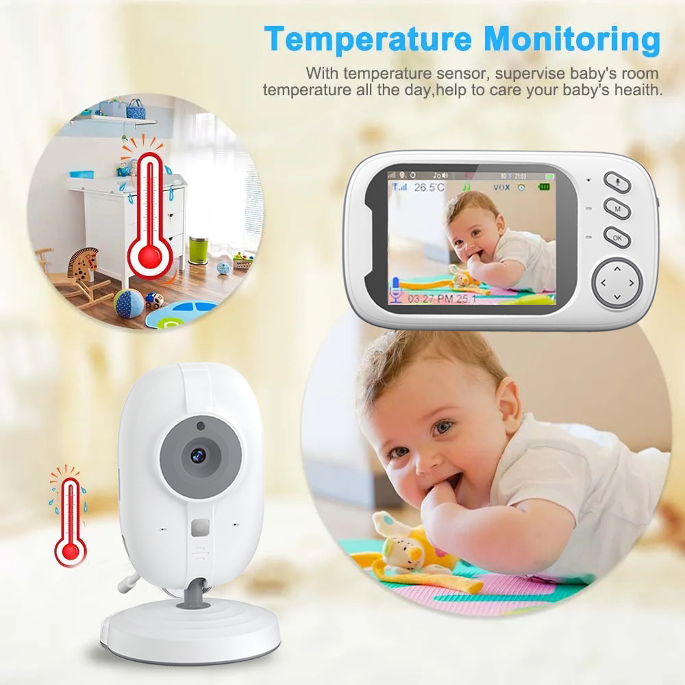 HTMCK 3.5 Inch Baby Monitor wi - огляд і ціна Wearable Baby Monitor