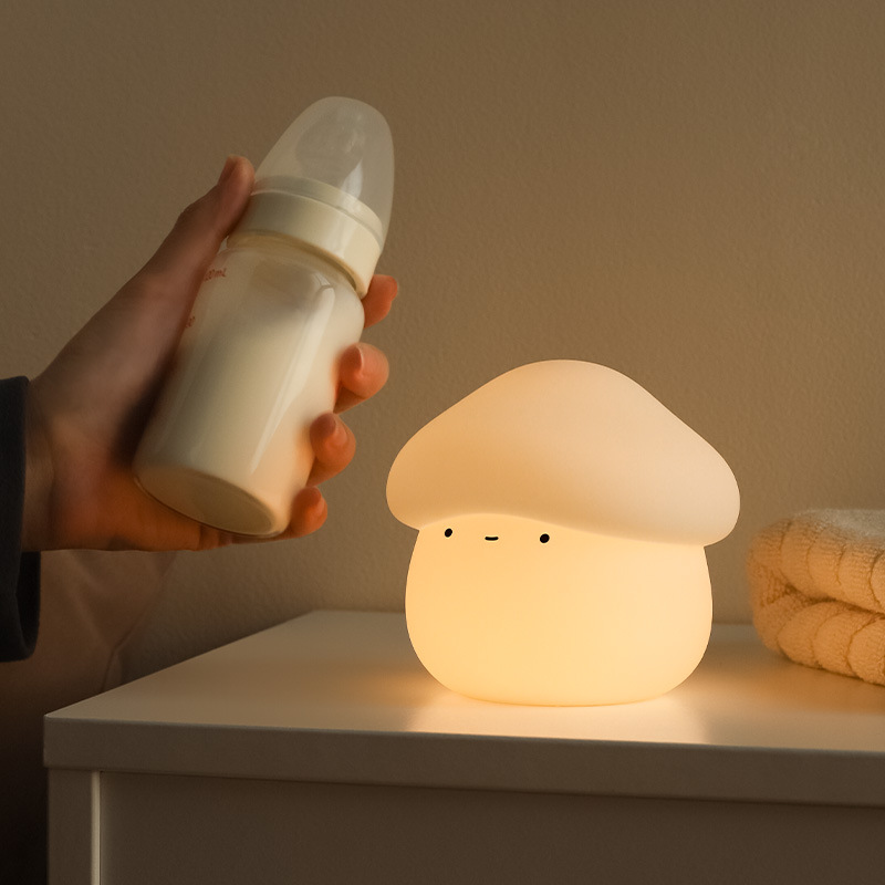 1Pcs Mushroom Head Silicone Ni - огляд і ціна Baby Nursery Night Light