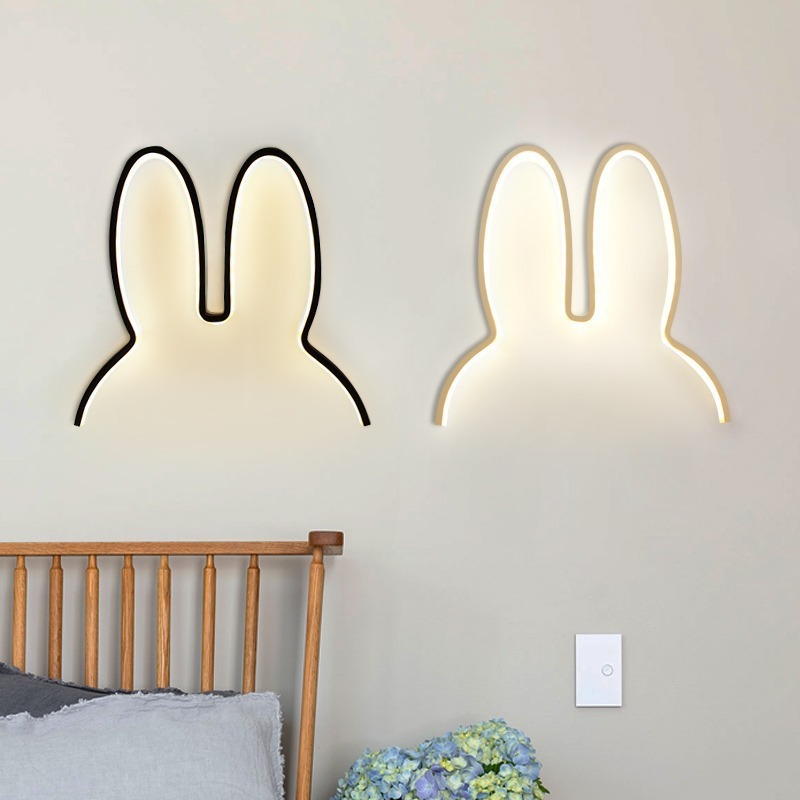Cute Led Rabbit Wall Lights US - огляд і ціна Baby Nursery Night Light