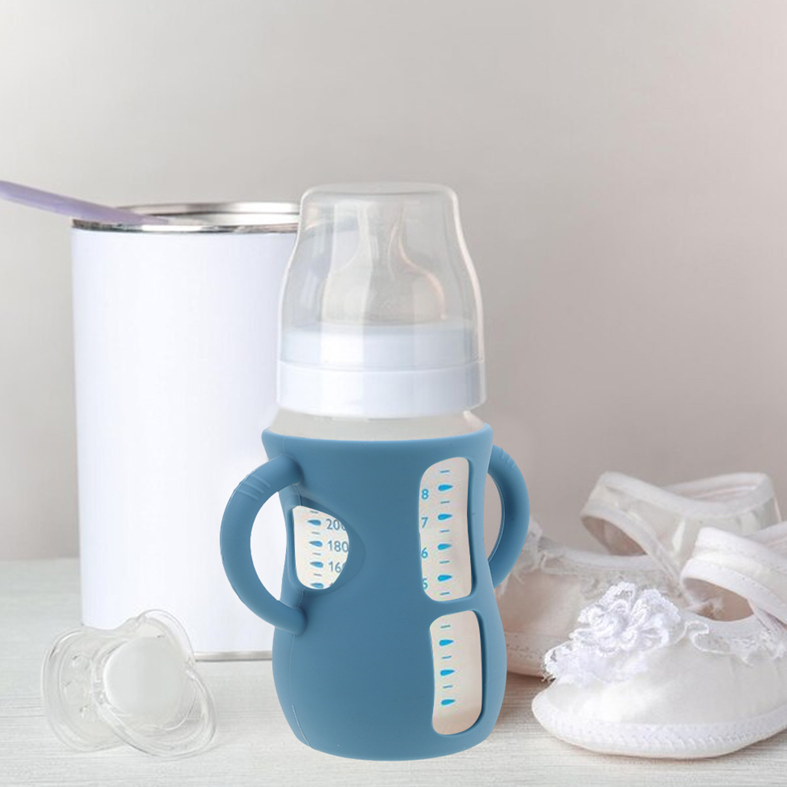 2Pcs Silicone Feeding Bottle S - огляд і ціна Baby Nursery Handles
