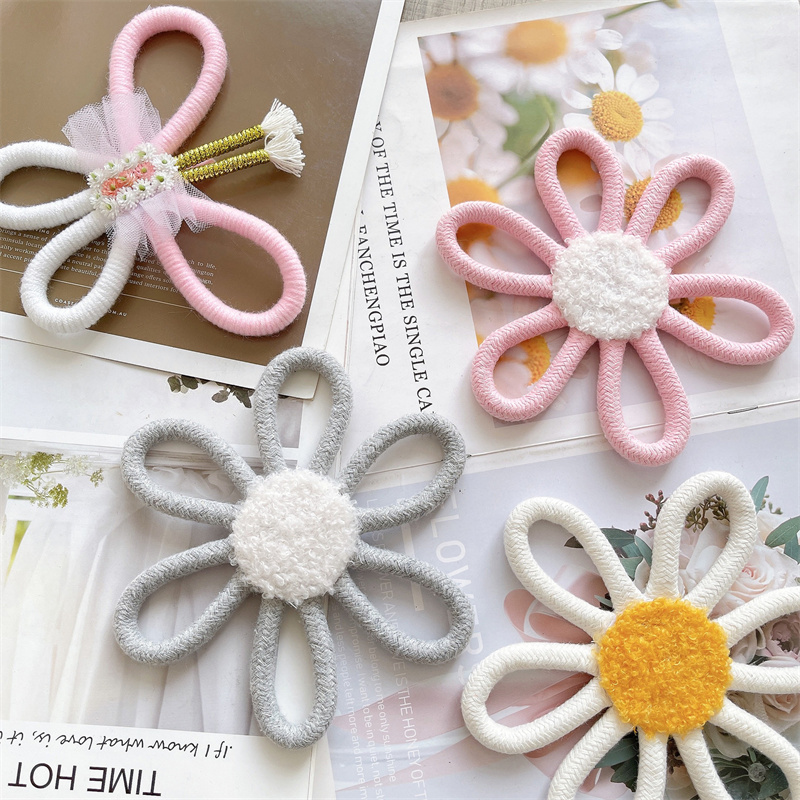 Cotton Rope Woven Daisy Flower - огляд і ціна Baby Nursery Fabric