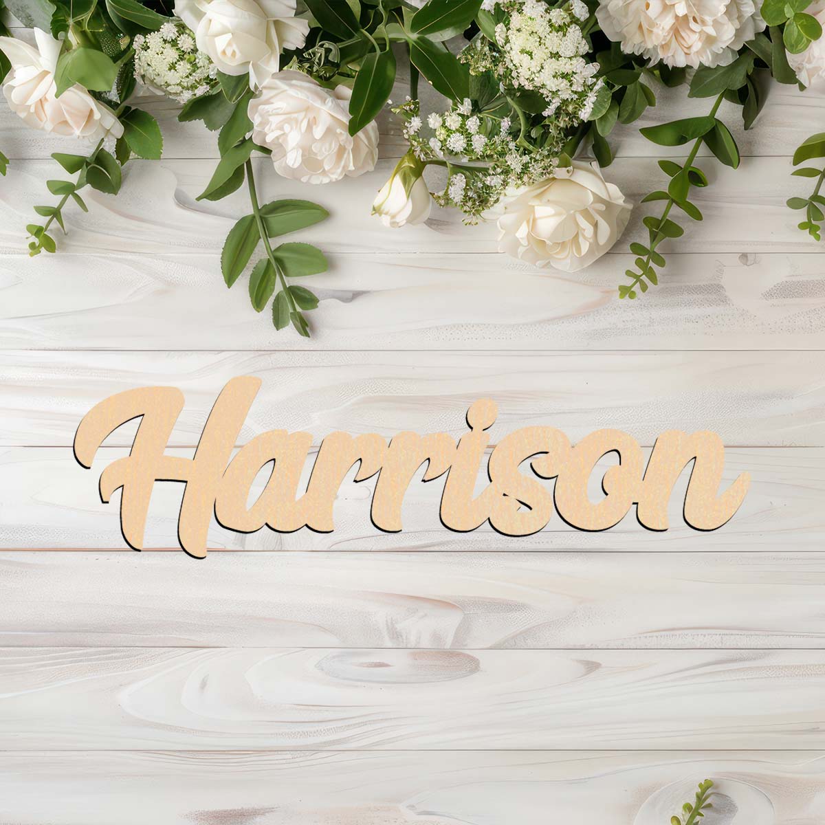 Customized solid wood name tag - огляд і ціна Baby Name Wall Art