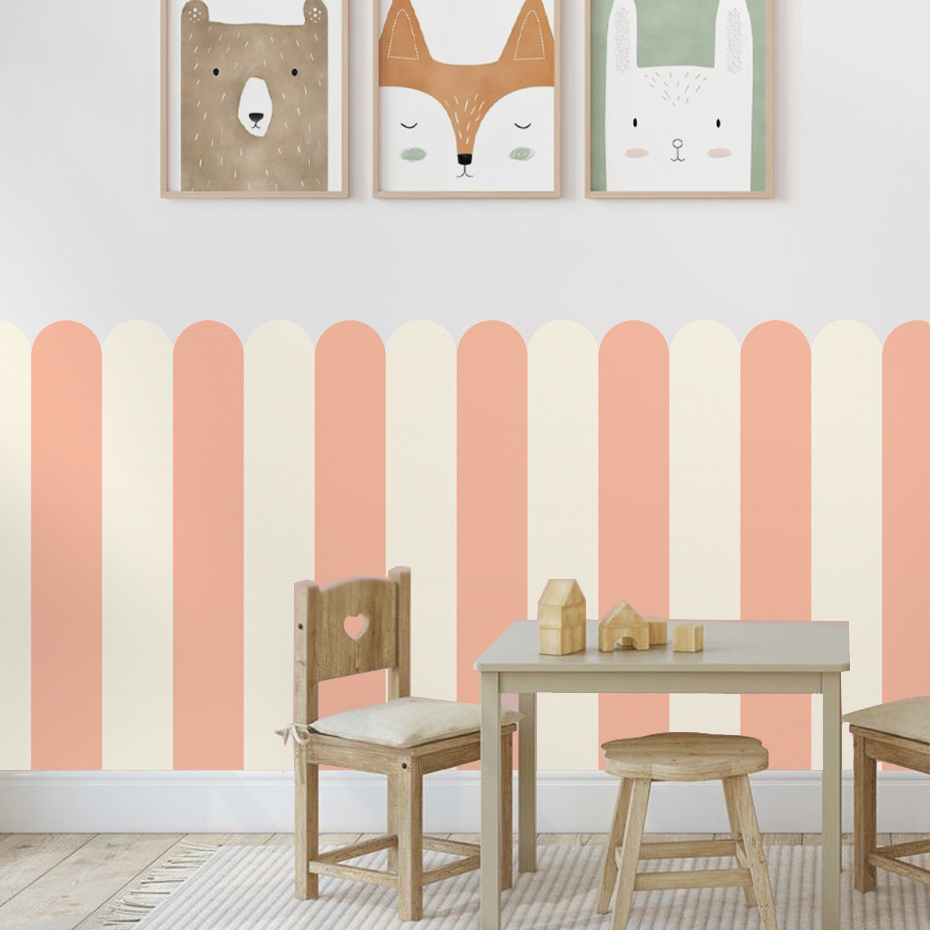 Multicolor Vertical Striped Ar - огляд і ціна Baby Nursery Labels
