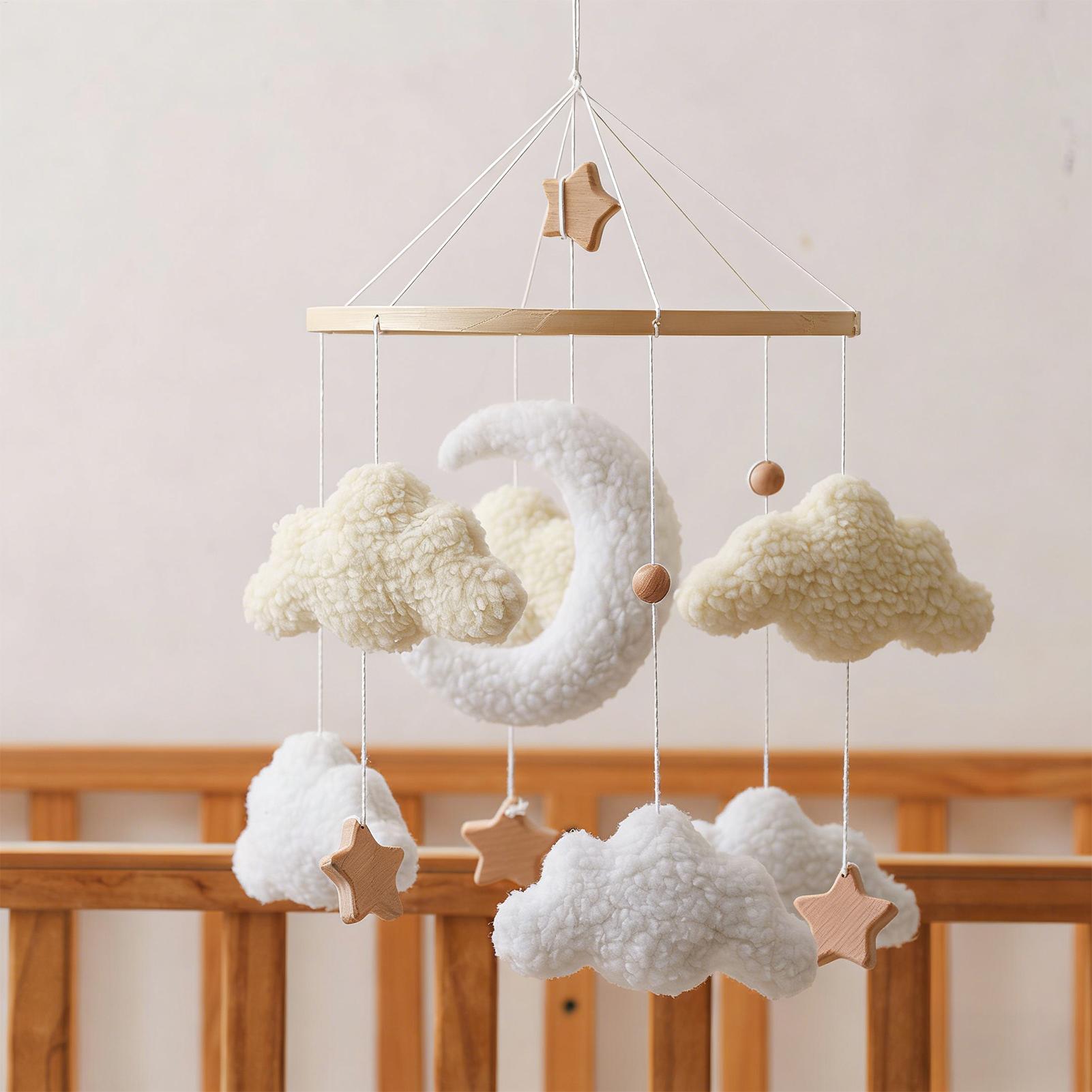Wooden Crib Mobile Baby Bed Be - огляд і ціна Baby Nursery Game