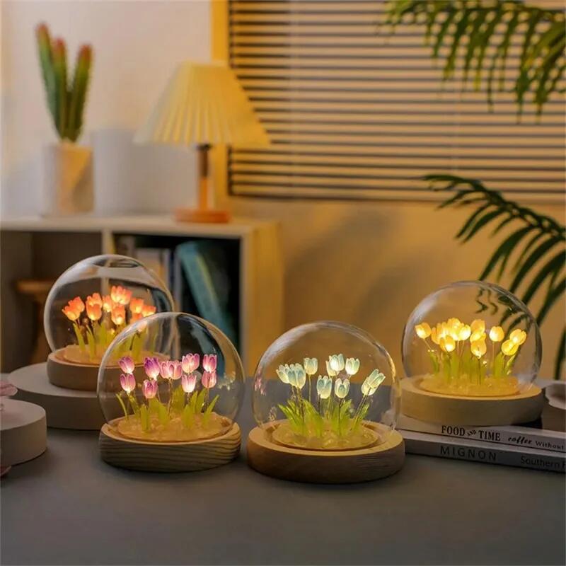 Artificial Tulip Flower Night  - огляд і ціна Baby Nursery Night Light