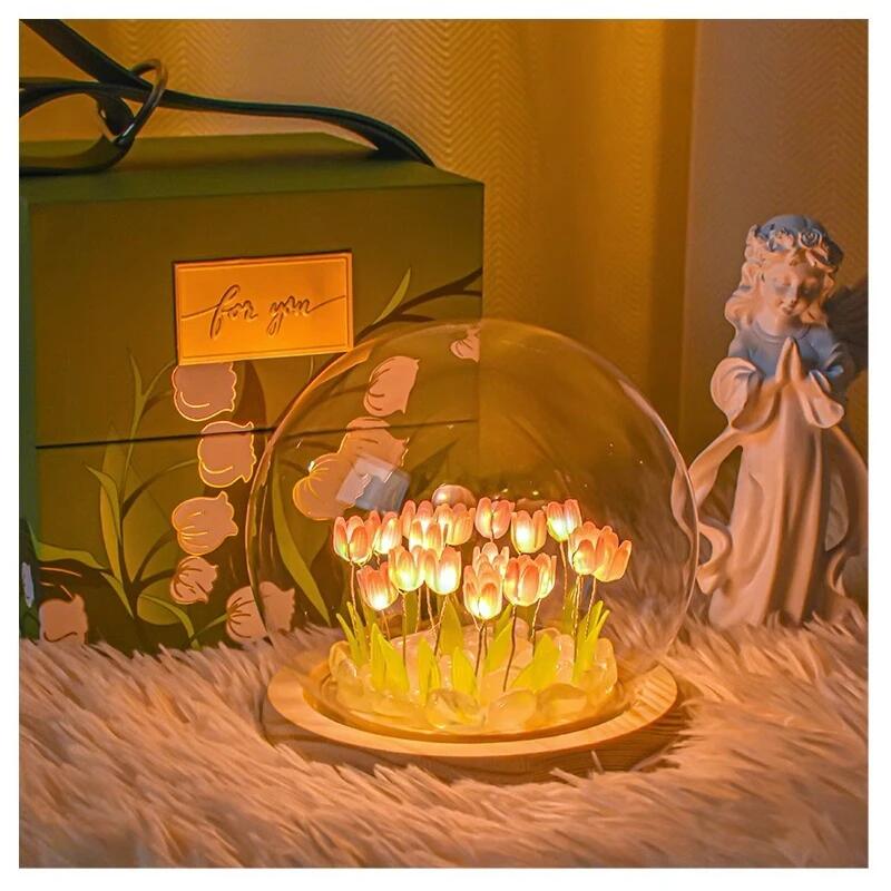 Artificial Tulip Flower Night  - огляд і ціна Baby Nursery Night Light