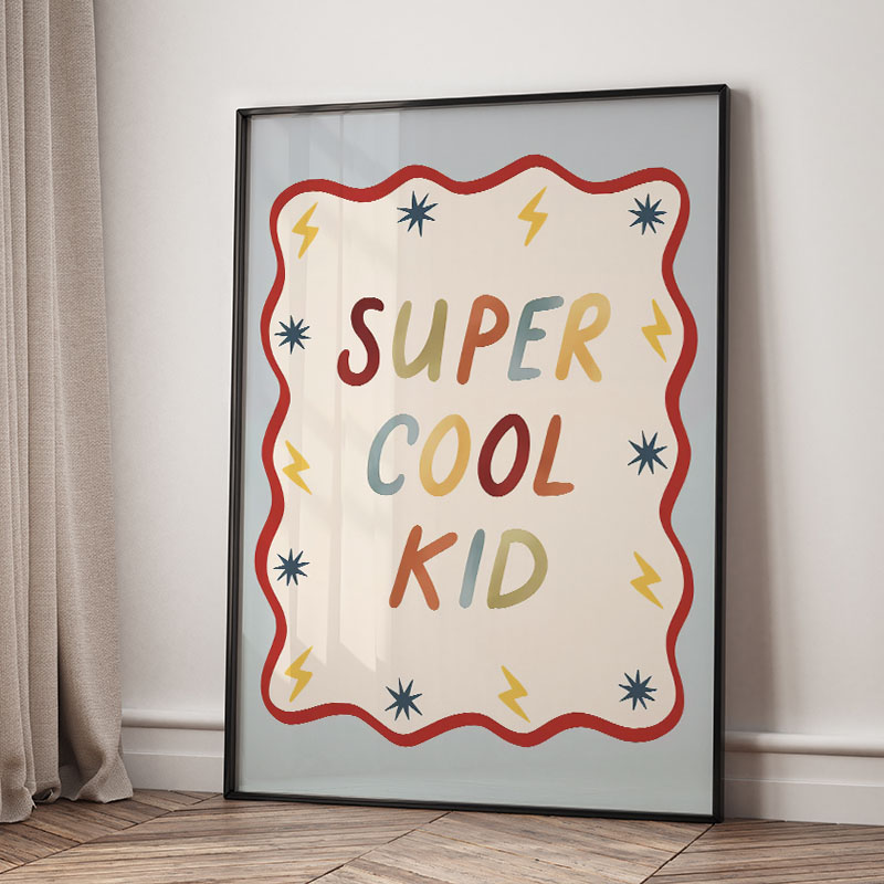 Funny Cartoon Super Cool Kid N - огляд і ціна Baby Nursery Fabric