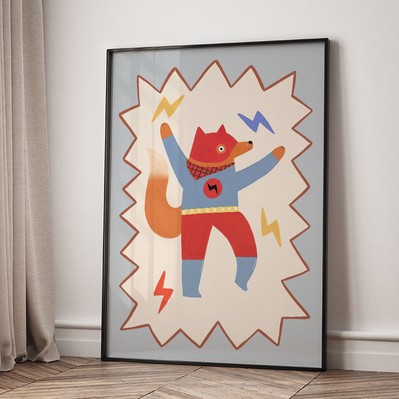 Funny Cartoon Super Cool Kid N - огляд і ціна Baby Nursery Fabric